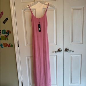 Fashion Nova Pink Maxi Dress